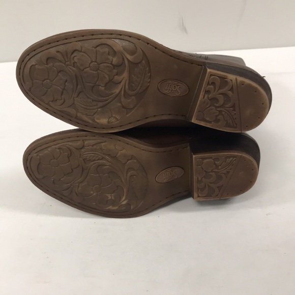 Sofft Astoria brown leather boots womens size 7.5 us - Picture 5 of 6